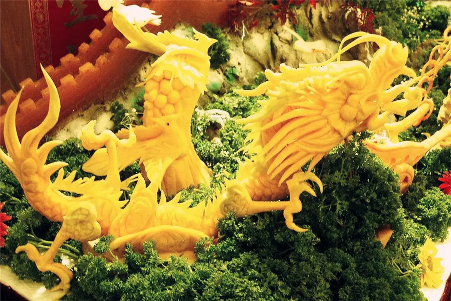 Food carving - Large carving Flying 2