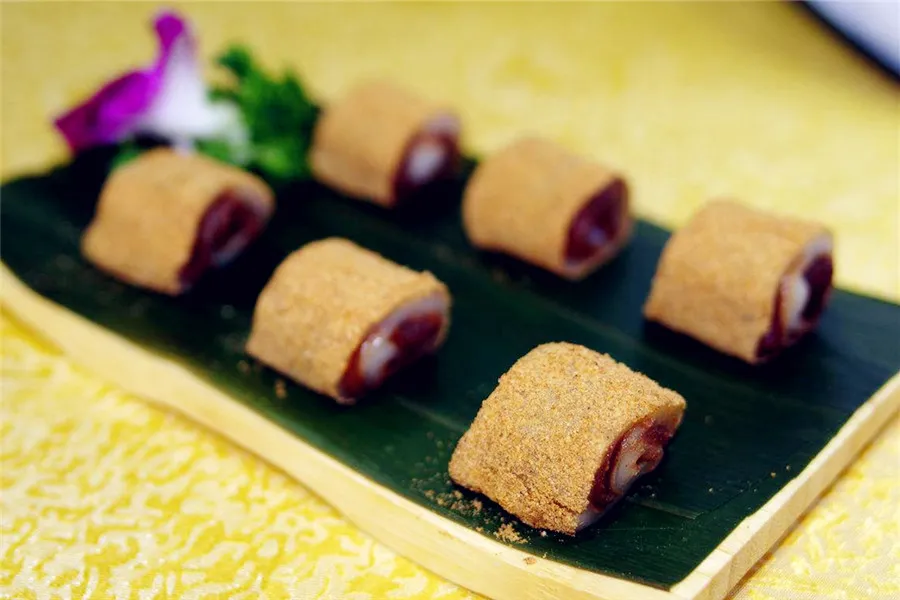 Fried Chop Rice Cake, 驴打滚 (lǘ dá gǔn)