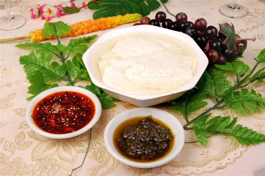 Mount Emei - Tofu pudding with the spring water
