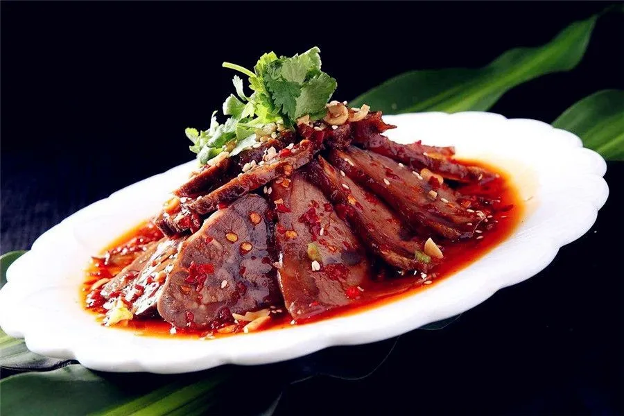 Sliced Beef and Ox Tongue in Chili Sauce