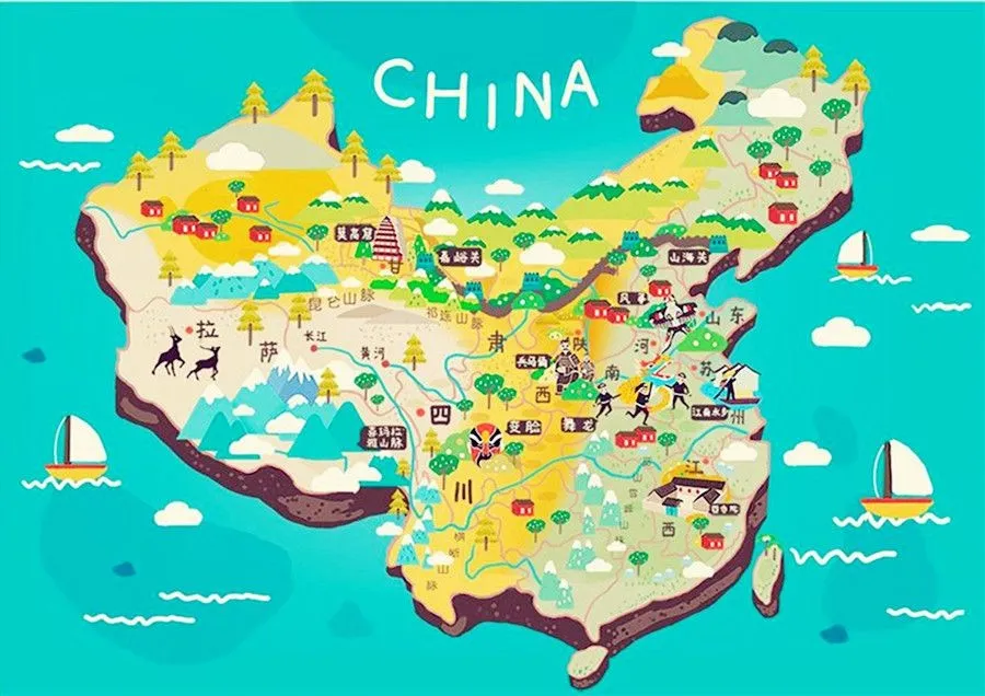 Chinese Geographical -Territory and Area