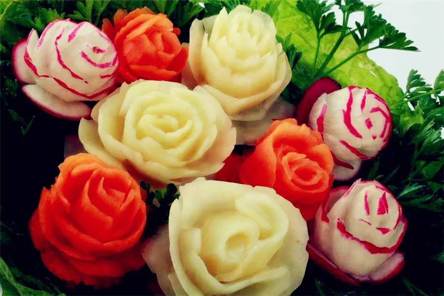 Food carving - Clivia Miniata