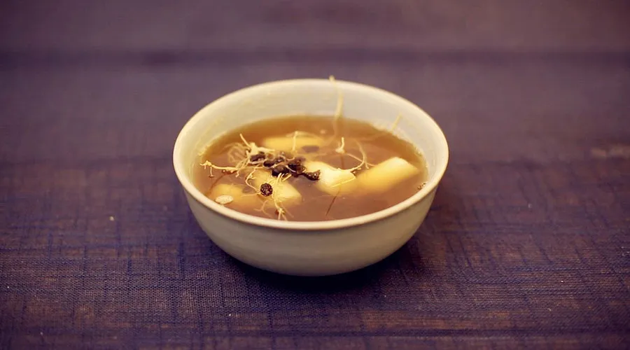 Ge Hong - Ancestor of First Aid - Scallion Soya Bean Soup 