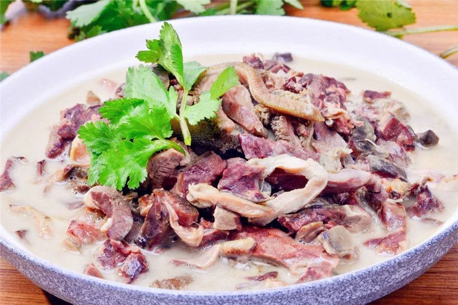 Inner Mongolian Cuisine - Chopped Cooked Entrails of Sheep