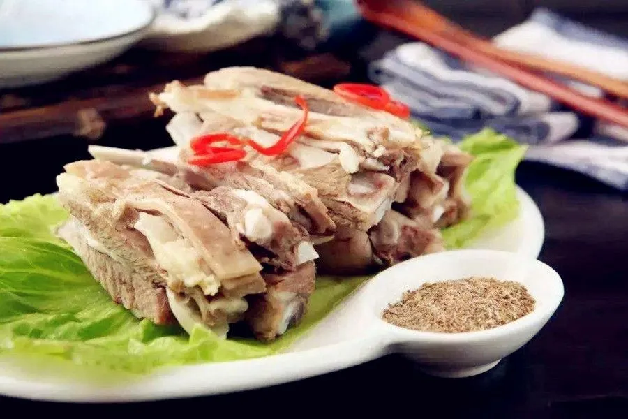 Ningxia Cuisine - Steamed Lamb Meat in Clear Soup
