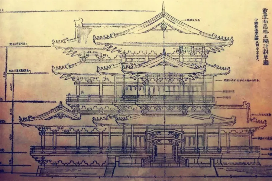 Pavilion of Prince Teng - rebuilding