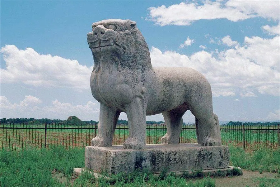 Stone Lion at the Shunling Mausoleum