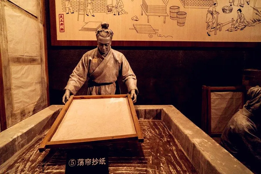 The Four Major Inventions of China+Hello+Paper