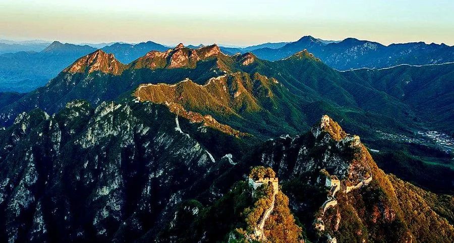 The Great Wall+Hello+The Jiankou Great Wall