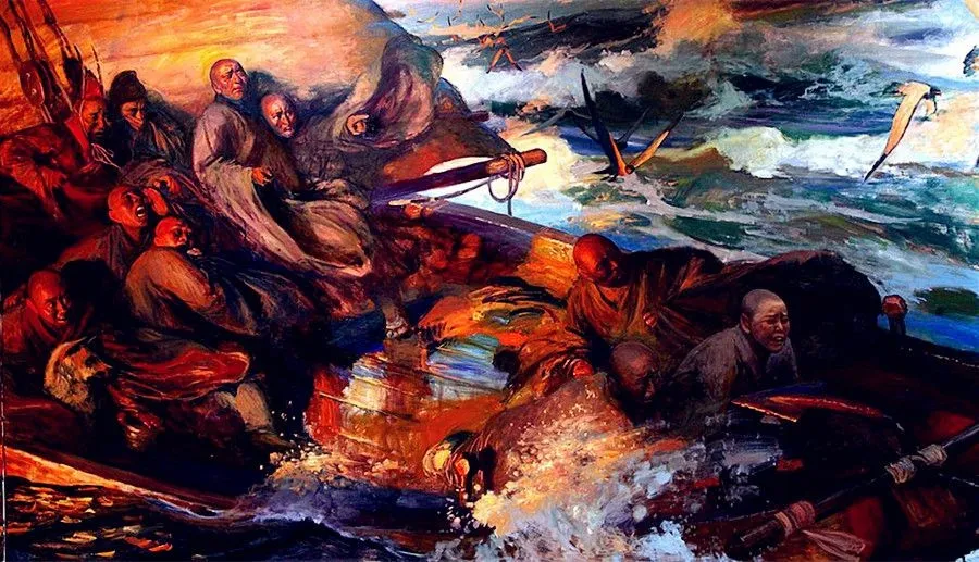 The Spread of Buddhism in China+Hello+Jianzhen