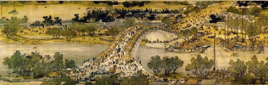 The Zhongzhou Road in Beijing+Hello+Similar Arrangements in a Famous Painting