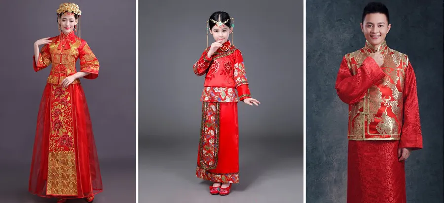4 kinds of traditional Chinese clothes ...
