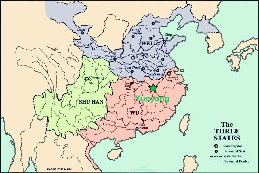 Yueyang towerthree-kingdoms-Yueyang