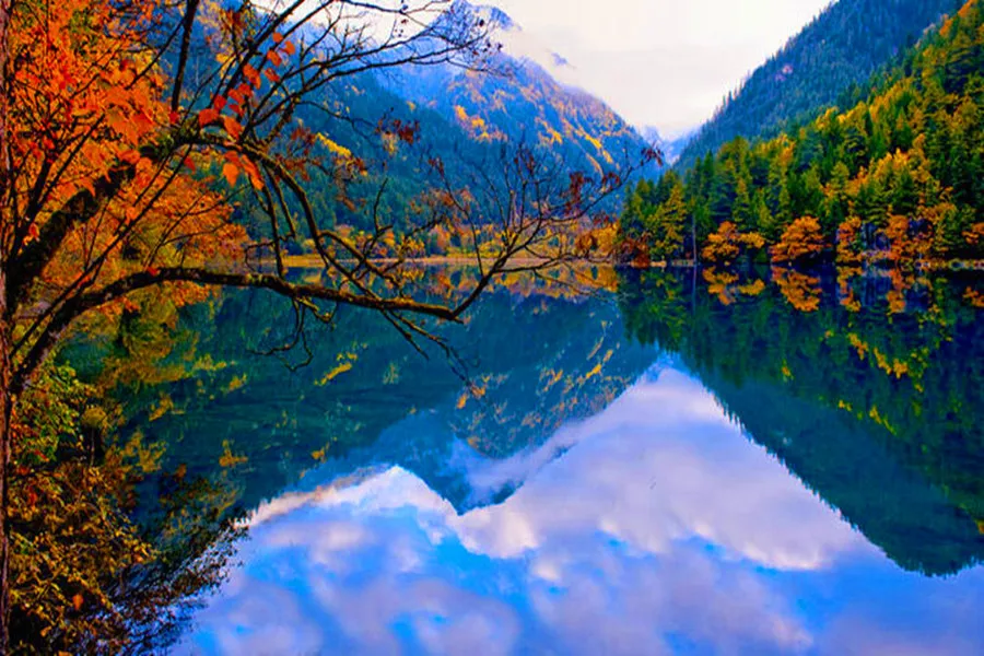 jiuzhaigou-Mirror Lake