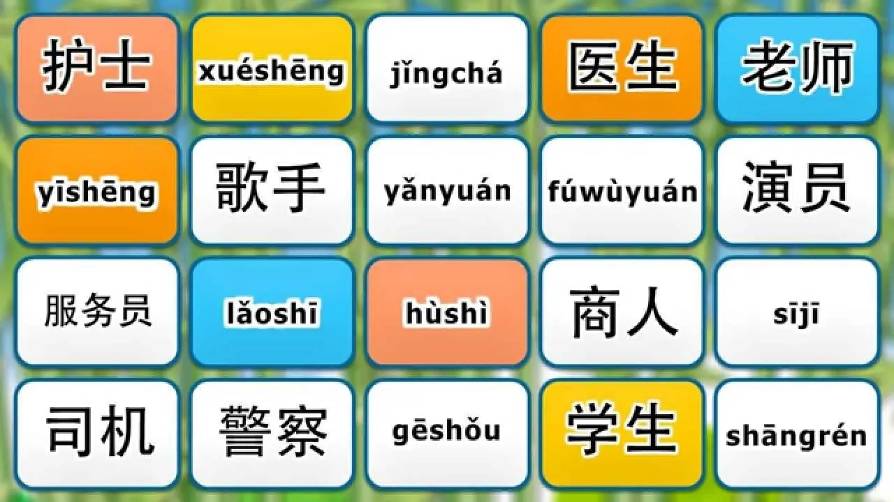 Talk About Jobs in Chinese - Cchatty