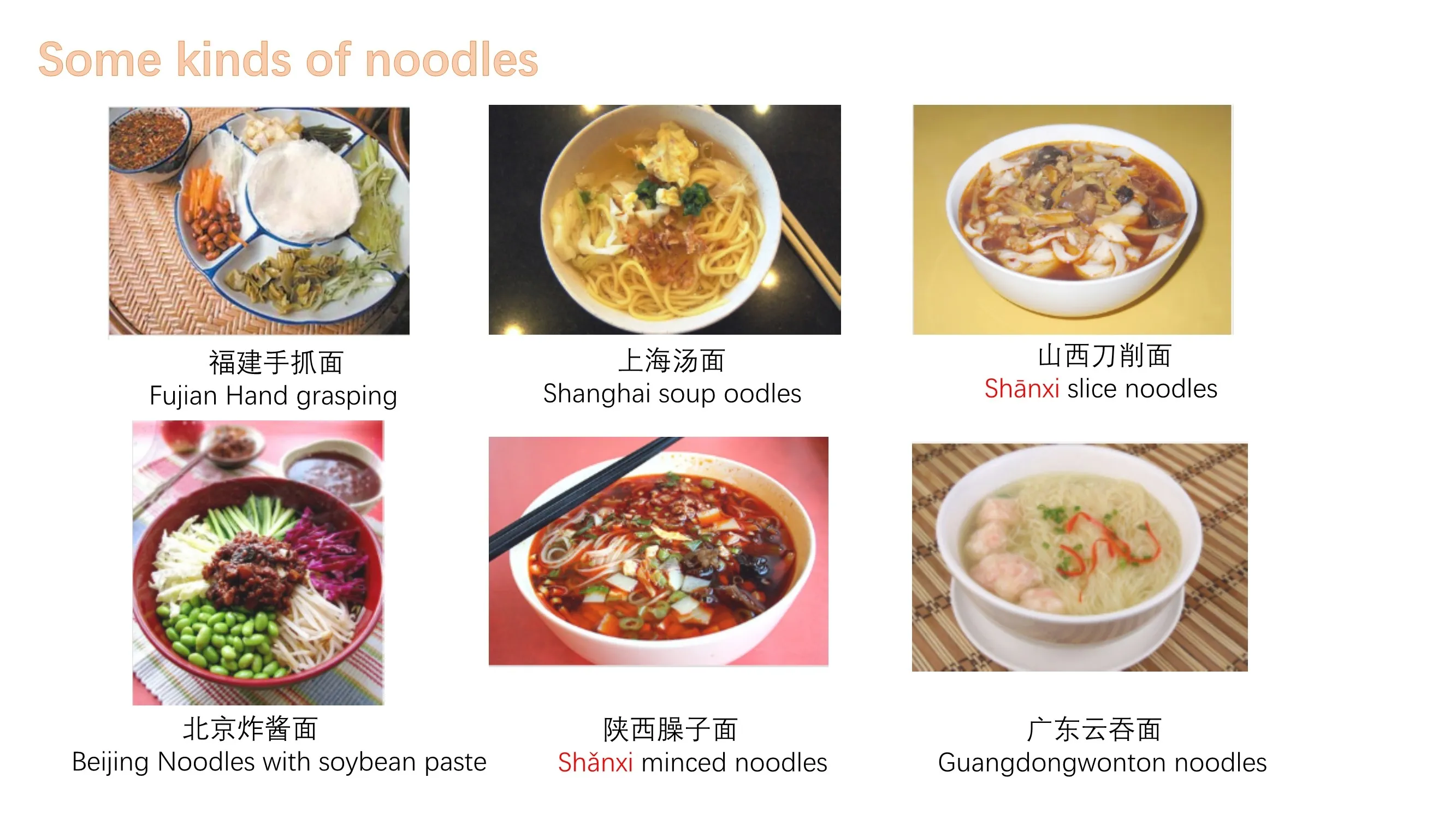 面条在中国的发展 Noodles in China - Cchatty