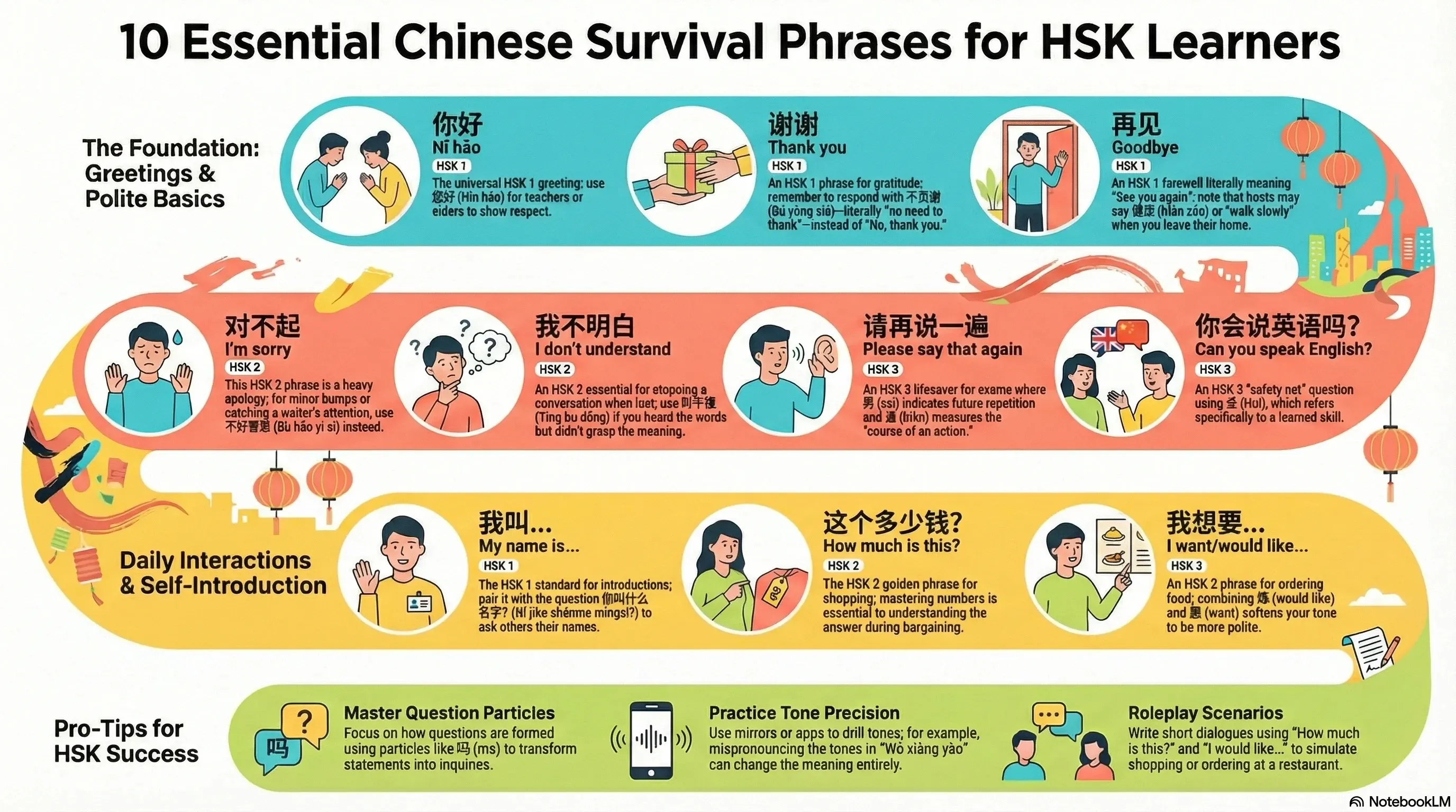 Survival Mandarin: 10 Easy Chinese Phrases Every HSK Begi...