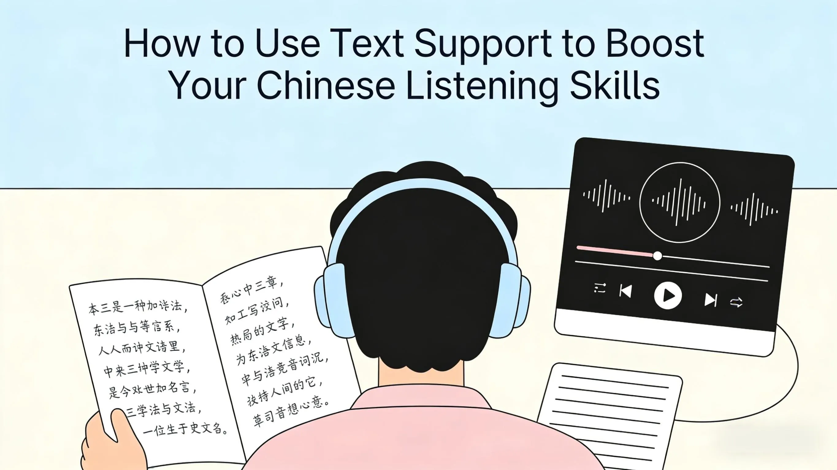How to Use Text Support to Boost Your Chinese Listening S...