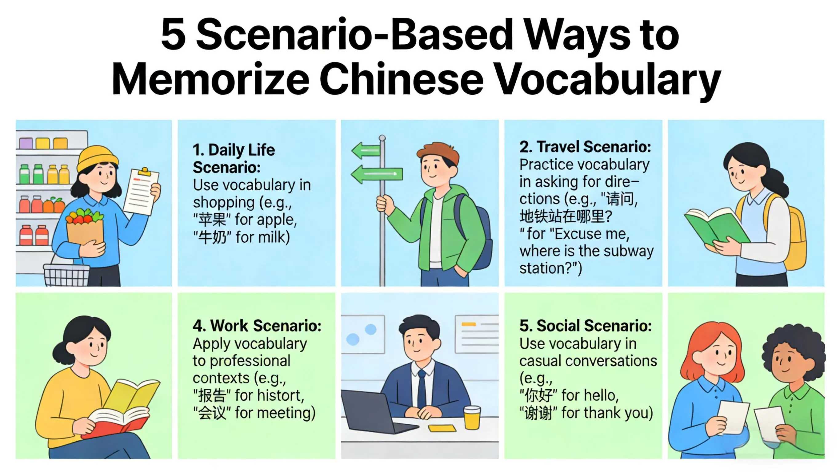 5 Ways to Memorize Chinese Vocabulary - Cchatty
