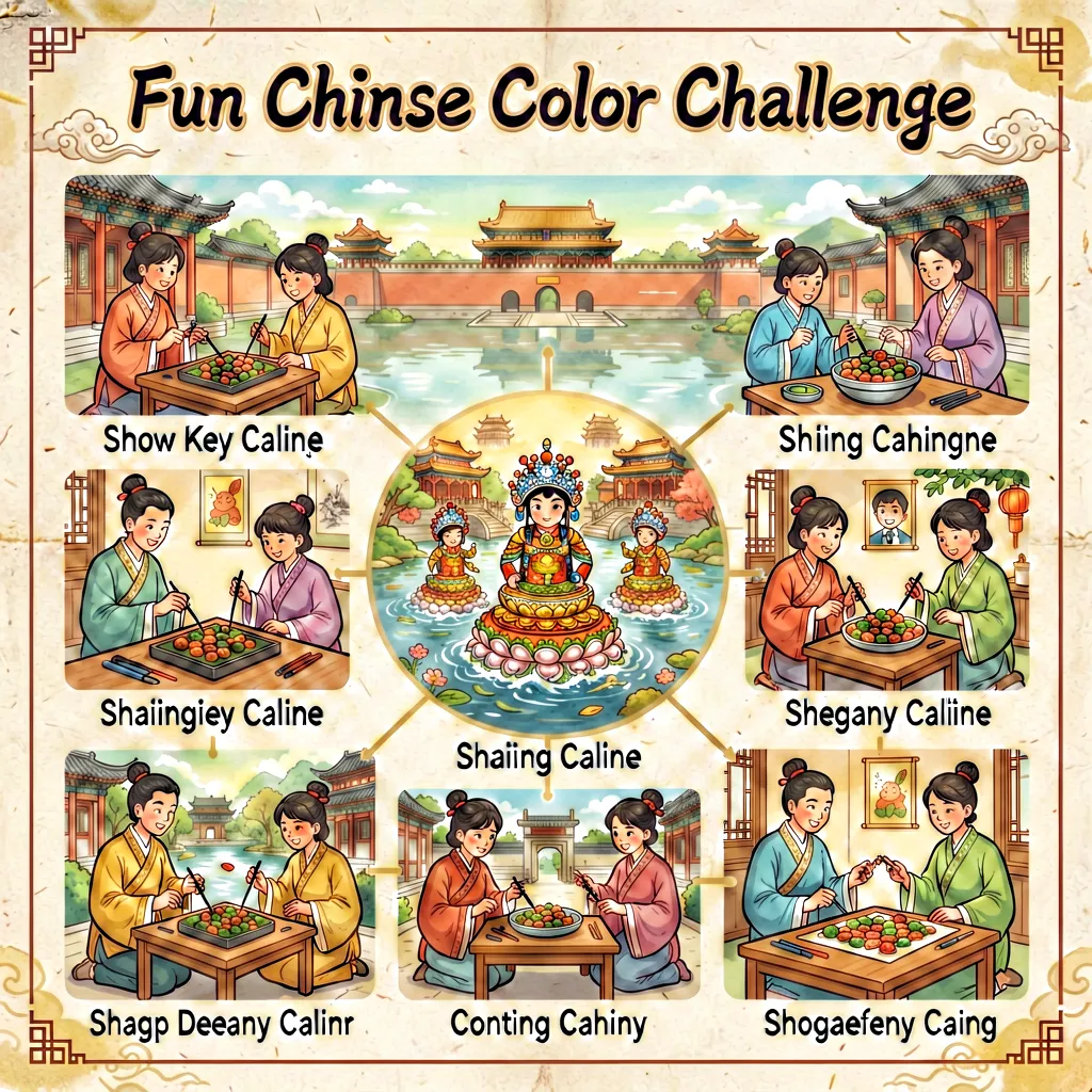 Fun Chinese Color Challenge - Cchatty