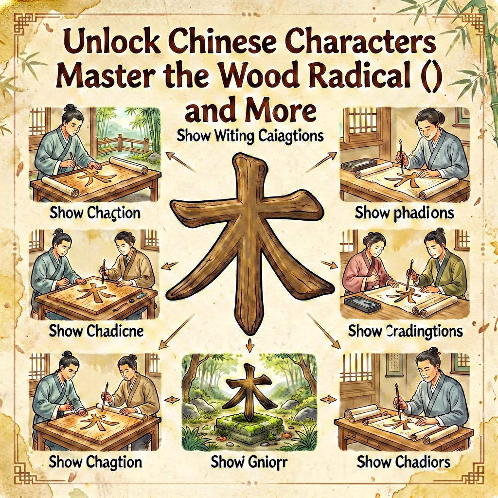 Unlock Chinese Characters: Master the Wood Radical (木) an...