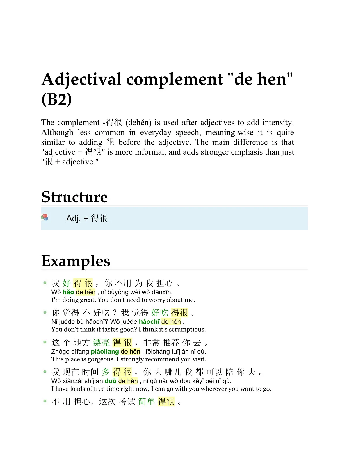 (PDF) Chinese Grammar Wiki Book (Upper Intermediate)
