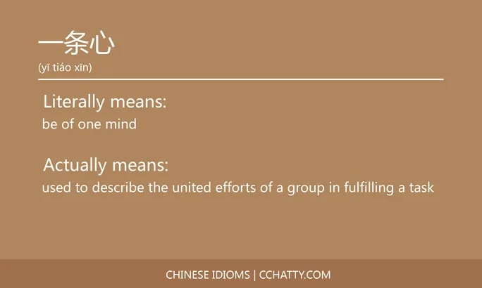 https://i.cchatty2.com/filters:format(webp)/fit-in/684x0/img/202102/一条心-Chinese-idioms-Cchatty-72f55e6c-3572-49b5-9e84-2e6e3af2386f-1612776101.jpg