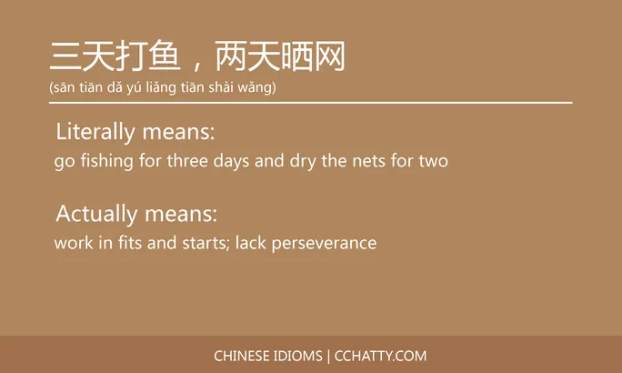 https://i.cchatty2.com/filters:format(webp)/fit-in/684x0/img/202102/三天打鱼两天晒网-Chinese-idioms-Cchatty-af484308-3383-486d-91b5-fcfab8afd5b7-1612776156.jpg