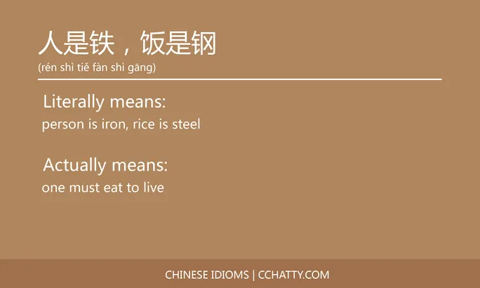 https://i.cchatty2.com/filters:format(webp)/fit-in/684x0/img/202102/人是铁饭是钢-Chinese-idioms-Cchatty-5a215644-e6b1-4ef7-ae5d-11ef7e542e44-1612776365.jpg
