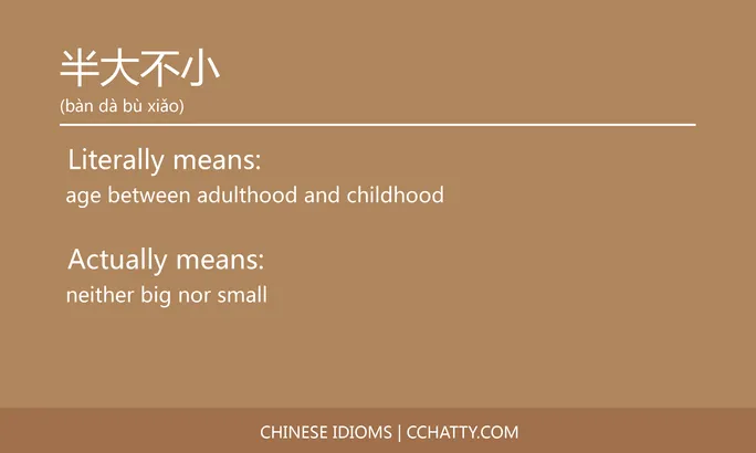 https://i.cchatty2.com/filters:format(webp)/fit-in/684x0/img/202102/半大不小-Chinese-idioms-Cchatty-e1552216-ec0f-409a-8499-0924a377745a-1612776568.jpg