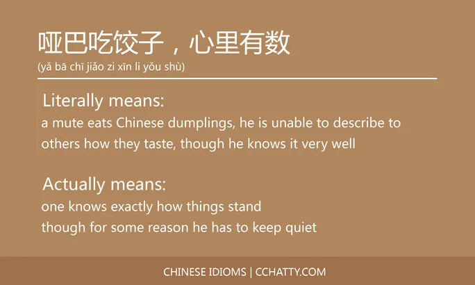 https://i.cchatty2.com/filters:format(webp)/fit-in/684x0/img/202102/哑巴吃饺子心里有数-Chinese-idioms-Cchatty-976a01df-bf7b-446b-b8e4-2706a62de293-1612776734.jpg