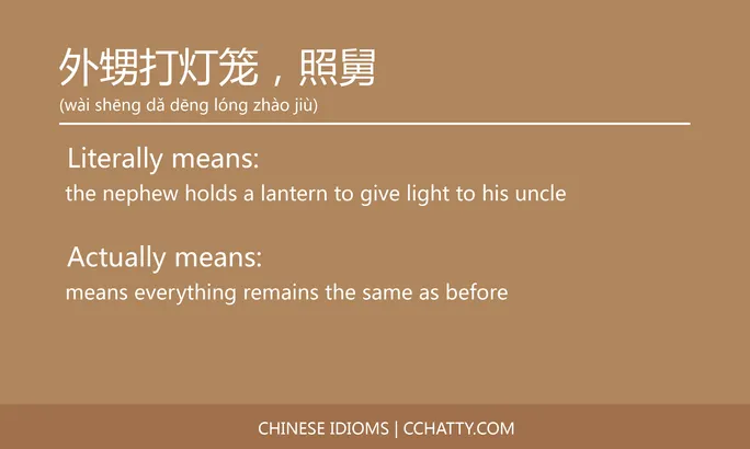 https://i.cchatty2.com/filters:format(webp)/fit-in/684x0/img/202102/外甥打灯笼照舅-Chinese-idioms-Cchatty-1c0dbc7a-22ff-4212-8bad-83ace9bf174c-1612776813.jpg