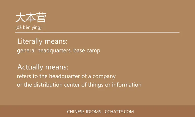 https://i.cchatty2.com/filters:format(webp)/fit-in/684x0/img/202102/大本营-Chinese-idioms-Cchatty-e6856990-6481-446c-af6d-52d054cf0bac-1612776848.jpg