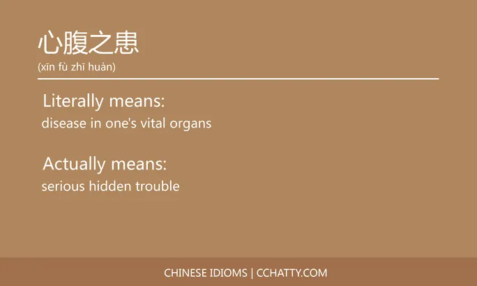 https://i.cchatty2.com/filters:format(webp)/fit-in/684x0/img/202102/心腹之患-Chinese-idioms-Cchatty-341b8956-2edb-4453-b273-404e25c0eb24-1612777066.jpg