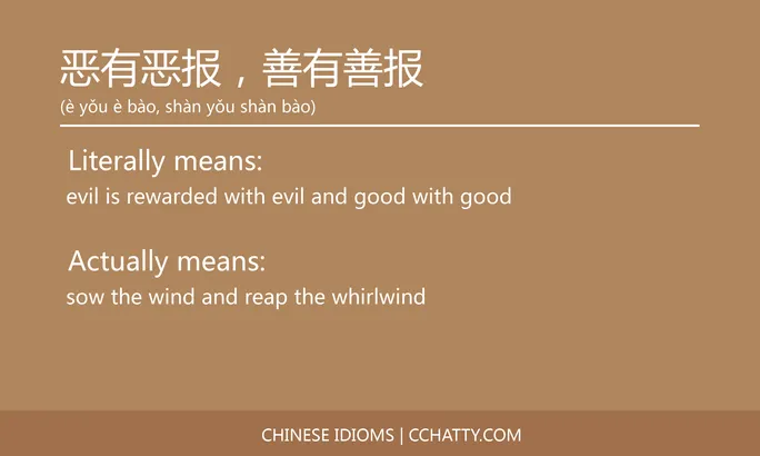 https://i.cchatty2.com/filters:format(webp)/fit-in/684x0/img/202102/恶有恶报善有善报-Chinese-idioms-Cchatty-af086213-213a-4e68-bddc-9dab1c70489d-1612777085.jpg