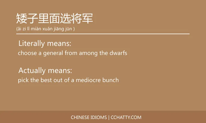 https://i.cchatty2.com/filters:format(webp)/fit-in/684x0/img/202102/矮子里面选将军-Chinese-idioms-Cchatty-96b60c77-3aaa-47b1-8349-01f5e37c682b-1612777858.jpg