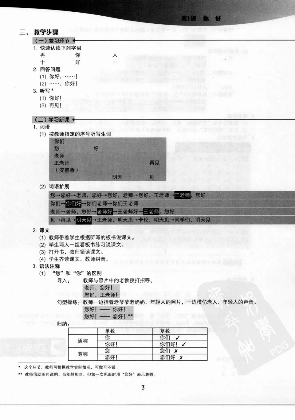 (PDF) Experiencing Chinese Basic Course Teacher's Book