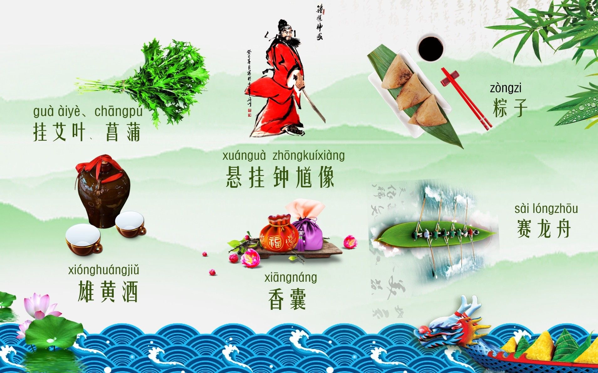 guānyú duānwǔjié de xísú 关于端午节的习俗 - Cchatty